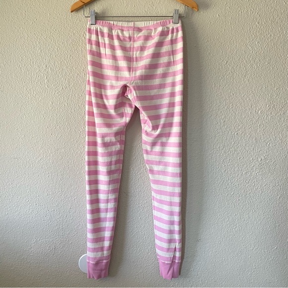 Hanna Andersson Long John PJ Pants Women’s XS Pink White Striped Cotton EUC - Picture 6 of 11